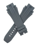 Richard Mille 21mm x 22mm Gray Rubber Watch Band Strap 39-01L OEM Genuine