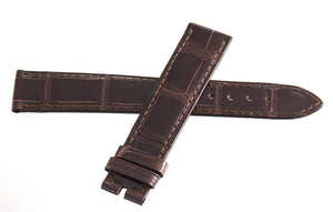 Genuine Chopard 18mm x 16mm Shiny Brown Alligator Watch Band 115 B0208-0103