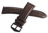 Fossil Men's 24mm Brown Leather Black Buckle Watch Band Strap