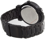 Kings Master Mens Black Ion-plated Steel Silver Leopard Dial 0.12ct Diamond 104M