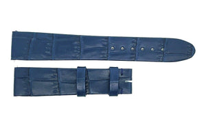 Montblanc Men's 17mm x 15mm  Blue Alligator Leather Watch Band FAH