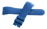Authentic Corum Admirals Cup 24mm x 20mm Blue Rubber Watch Band Strap NEW