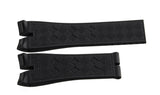 Roger Dubuis 23 mm x 19 mm Black Rubber Watch Band Strap SED 40 M