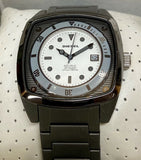 Diesel Men's Gunmetal Ion Plated Stainless Steel White Dial Watch DZ1494