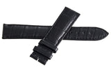 Genuine Longines 19mm x 18mm Black Alligator Leather Watch Band L682152131