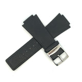 Anne Klein New York  18mm  Black Genuine Leather Watch Band Strap