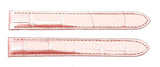 Cartier 15mm Pink Genuine Alligator Leather Women's Watch Band Strap KD6B2Y52