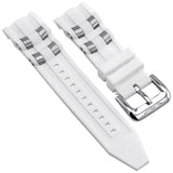 Authentic Invicta Pro Diver Scuba 20290 White Silicone Band Stainless Steel
