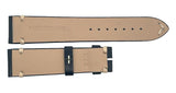 Montblanc Men's 20mm x 18mm Black Leather Watch Band Strap FAK