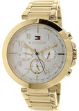 Tommy Hilfiger 1781450 Silver Dial Gold Tone Stainless Women's Watch