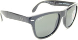 Ray Ban Folding Wayfarer RB4105 601/50 Black/Polarized Gray 54mm Sunglasses