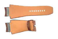 Authentic Richard Mille 21mm x 22mm Brown Alligator Watch Band Strap 60-01S