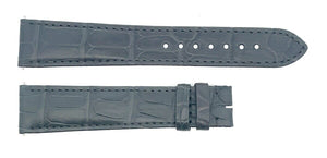 Cartier 19mm x 16mm Gray Leather Watch Band Strap KD8TBM18