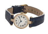 Cartier 18k Mini Vendome Diamond Women's Watch