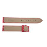 15mm Poiray Red Women's Alligator Leather Watch Band 105/70