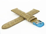 New Michele 18mm Tan Alligator Watch Band Strap