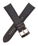 Fossil Men's 22mm Brown Leather Brown Buckle Watch Band