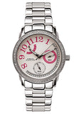 Aqua Master Women's White Dial Stainless Steel Case .24ct Diamonds Watch W#117