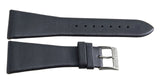 LOCMAN Men's 28mm Grey Fabric Silver Buckle Watch Band Strap