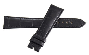 Genuine Omega Seamaster Black Alligator Strap Band 20mm x 16mm CUZ000843 IIA