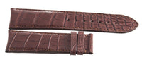 Eterna 22mm x 20mm Brown Alligator Leather Watch Band Strap 701185
