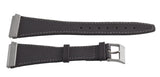 Certina-DS 22mm x 15mm Gray Leather Watch Band Strap With Silver Buckle