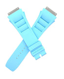 Richard Mille 19mm x 18mm Baby Blue  Rubber Watch Band Strap 04M OEM Genuine