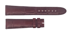 Montblanc 18mm x 15mm Dark Brown Alligator Unisex Leather Watch Band FYK