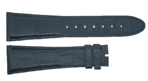 Montblanc Men's 24mm x 18mm Black Alligator Leather Watch Band Strap FUB