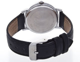 Anne Klein Women's Gold-Tone Dial Black Leather Band Watch - AK/1517