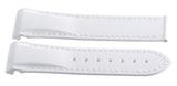 Omega 20mm x 18mm White Rubber Watch Band Strap 98000379