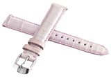 Michele Women's 16mm x 14mm Hot Pink Alligator Watch Band Strap