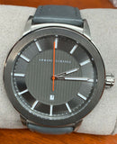 Armani Exchange AX1462 Maddox Grey Dial Grey Leather Strap Men's Watch