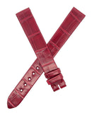 Cartier 13mm x 12mm Burgundy Alligator Women's Watch Band Strap KDC8AY26
