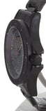 Kings Master Men's Black Ion-plated Steel Black Dial 0.12ct Diamond 105M