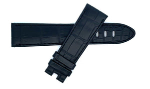 Montblanc Men's 22mm x 20mm Black Alligator Leather Watch Band Strap FRB