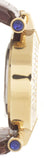 Aqua Master Womens Chrono Gold-tone Dial Brown Leather Band  Watch W#94_23_5