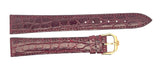 Raymond Weil 17mm Burgundy Alligator Watch Band Large