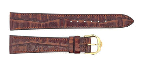 Raymond Weil Geneve 17mm Brown Genuine Calf Skin Women's Watch Band Strap