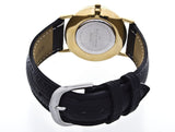Skagen Women's  Silver Dial Black Leather Band Watch 39LGG2