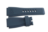 Bell & Ross Mens 24mm x 24mm Dark Teal Rubber Watch Band Strap XS New