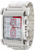 Aqua Master Stainless Steel Silver Tone Band  Men's Diamond Quartz Watch W#330