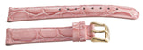 Invicta Women's 16mm x 14mm Pink Leather Watch Band Strap Rose Gold Pin Buckle