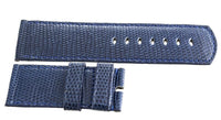 LOCMAN Men's 31mm x 30mm Blue Lizard Leather Watch Band