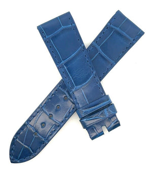 Chopard 20mm x 18mm Blue Alligator Shiny Watch Band Strap 070/103