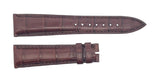 Ulysse Nardin 20mm x 16mm Men's Brown Alligator Leather Watch Band Strap 3C09