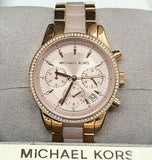Michael Kors MK6307 Ritz Rose Gold Dial Rose Gold Chronograph Women's Watch