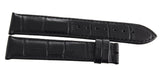 Louis Erard 20mm x 18mm Black Alligator Leather Watch Band Strap