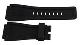 New Original Bell & Ross Mens Black Rubber Watch Strap Band 24mm x 24mm