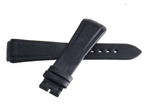 Montblanc Men's 21mm x 16mm Black Fabric Watch Band Strap HRD